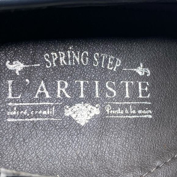 L’artiste X Spring Step Rosea Black Multicolor Slip On Sneaker Size 37 US 6.5 - Picture 9 of 11